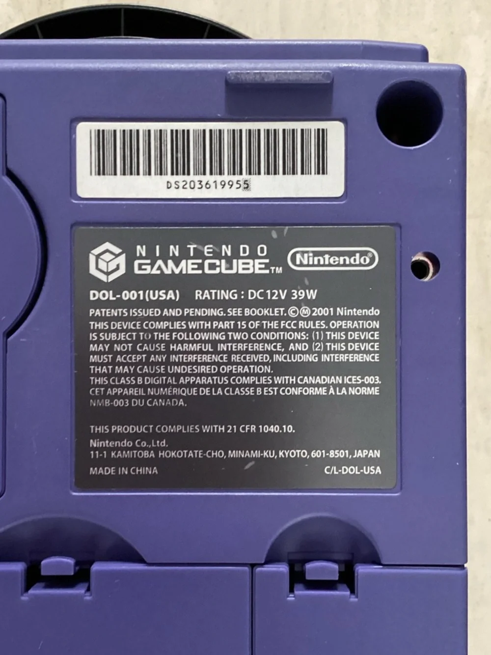 Nintendo GameCube Console and Controller Indigo OEM